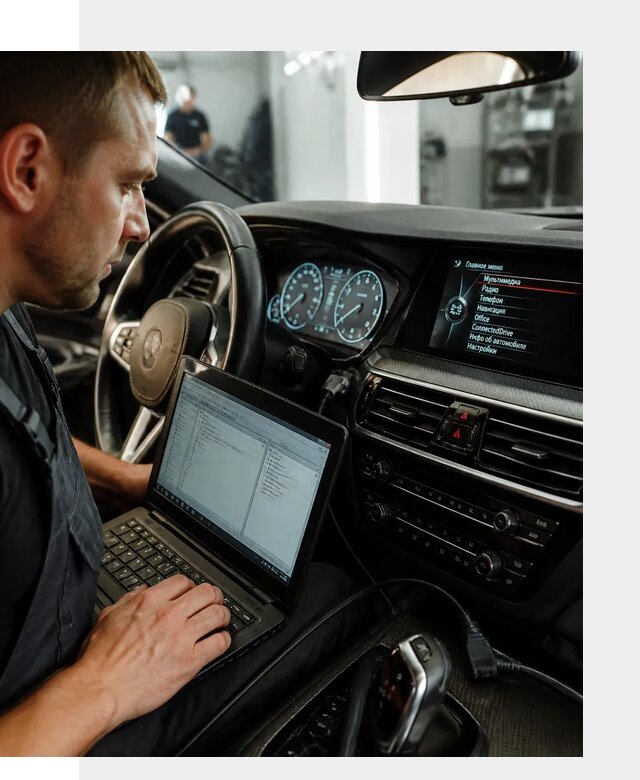 Русификация приборной панели BMW для авто в Белогорске от компании