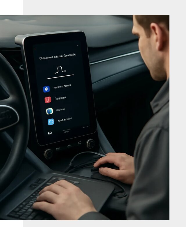 Установка приложений Lynk Co на автомобиль в Белогорске