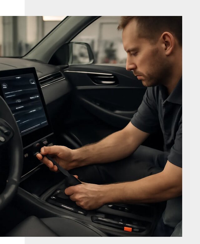Восстановление автомобиля после русификации в Белогорске